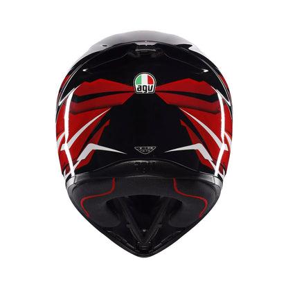 Agv K1 S E22.06 Helmet Lion Black/Red/White Gloss