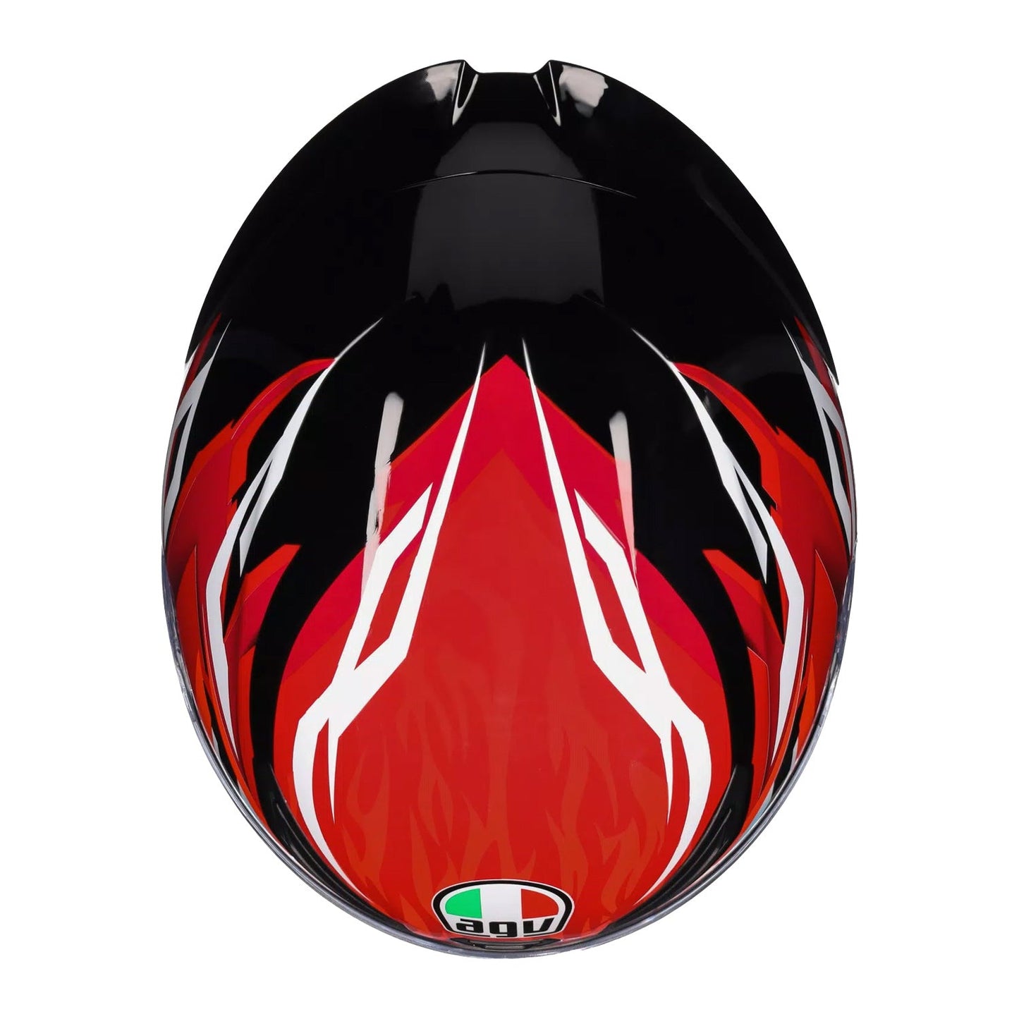 Agv K1 S E22.06 Helmet Lion Black/Red/White Gloss