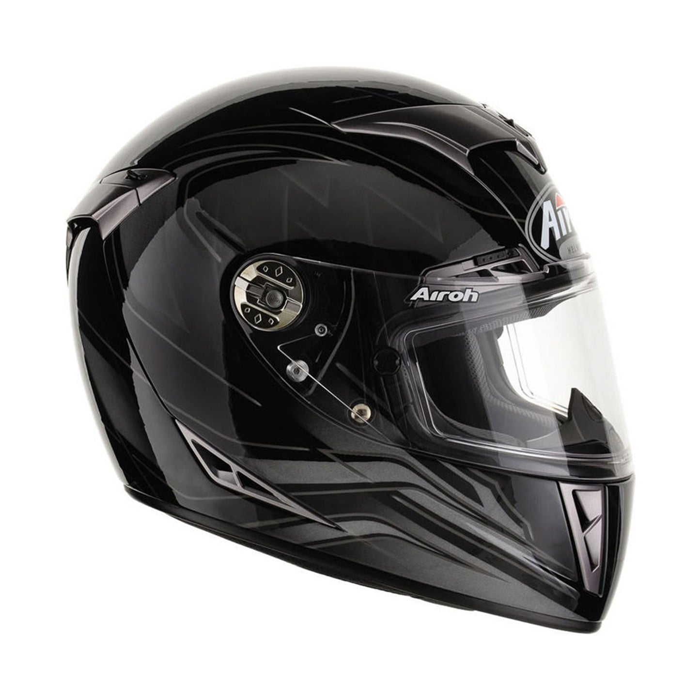 Airoh GP Helmet Shadow Black/Grey Gloss