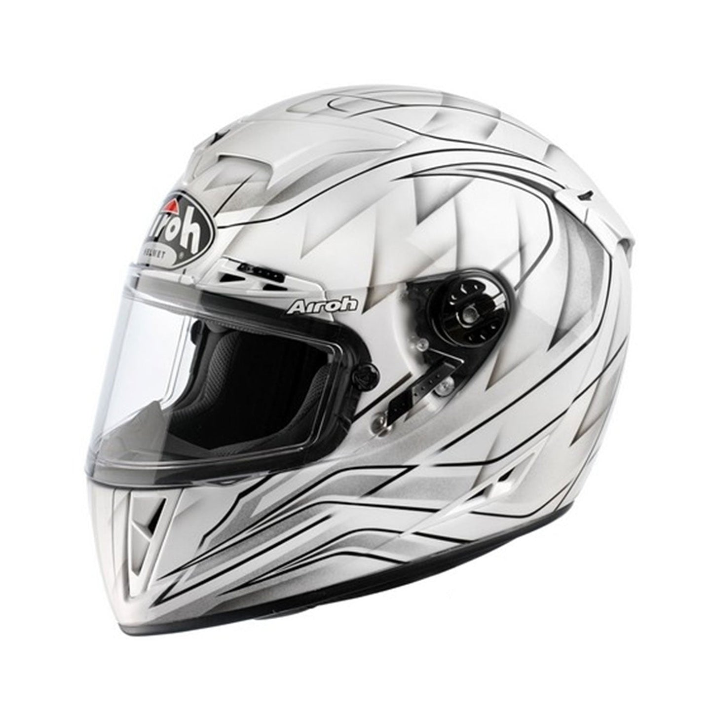 Airoh GP Helmet Shadow White/Grey Gloss
