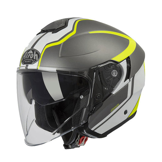 Airoh Hunter Helmet Soul Anthracite/Yellow Matt