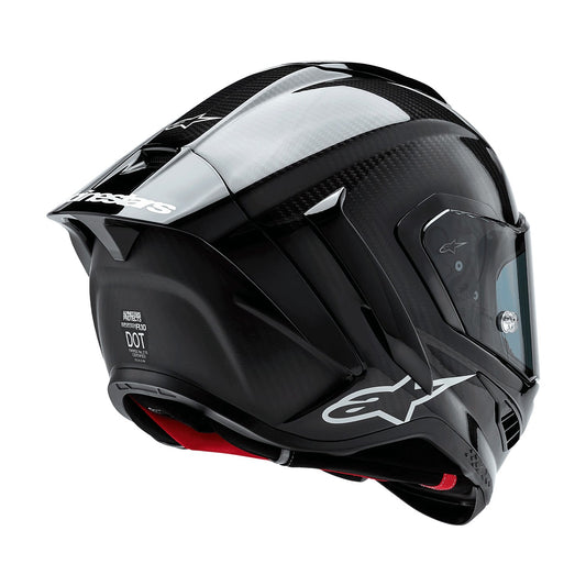 Alpinestars Supertech R10 Helmet Black Carbon Gloss