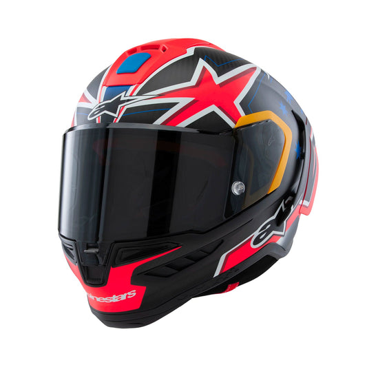 Alpinestars Supertech R10 Helmet Miller LE Helmet Carbon Red Matt