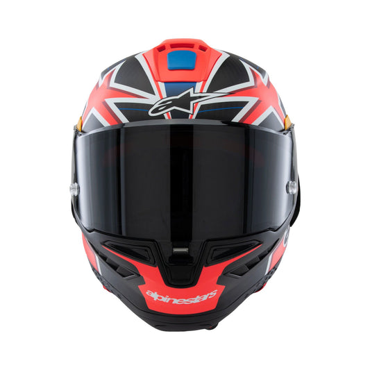 Alpinestars Supertech R10 Helmet Miller LE Helmet Carbon Red Matt