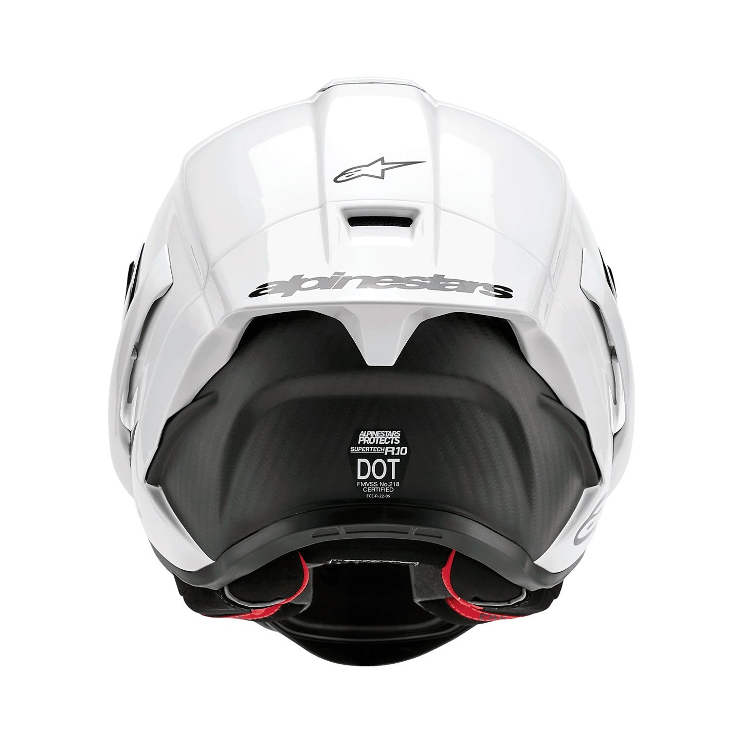 Alpinestars Supertech R10 Helmet White Gloss