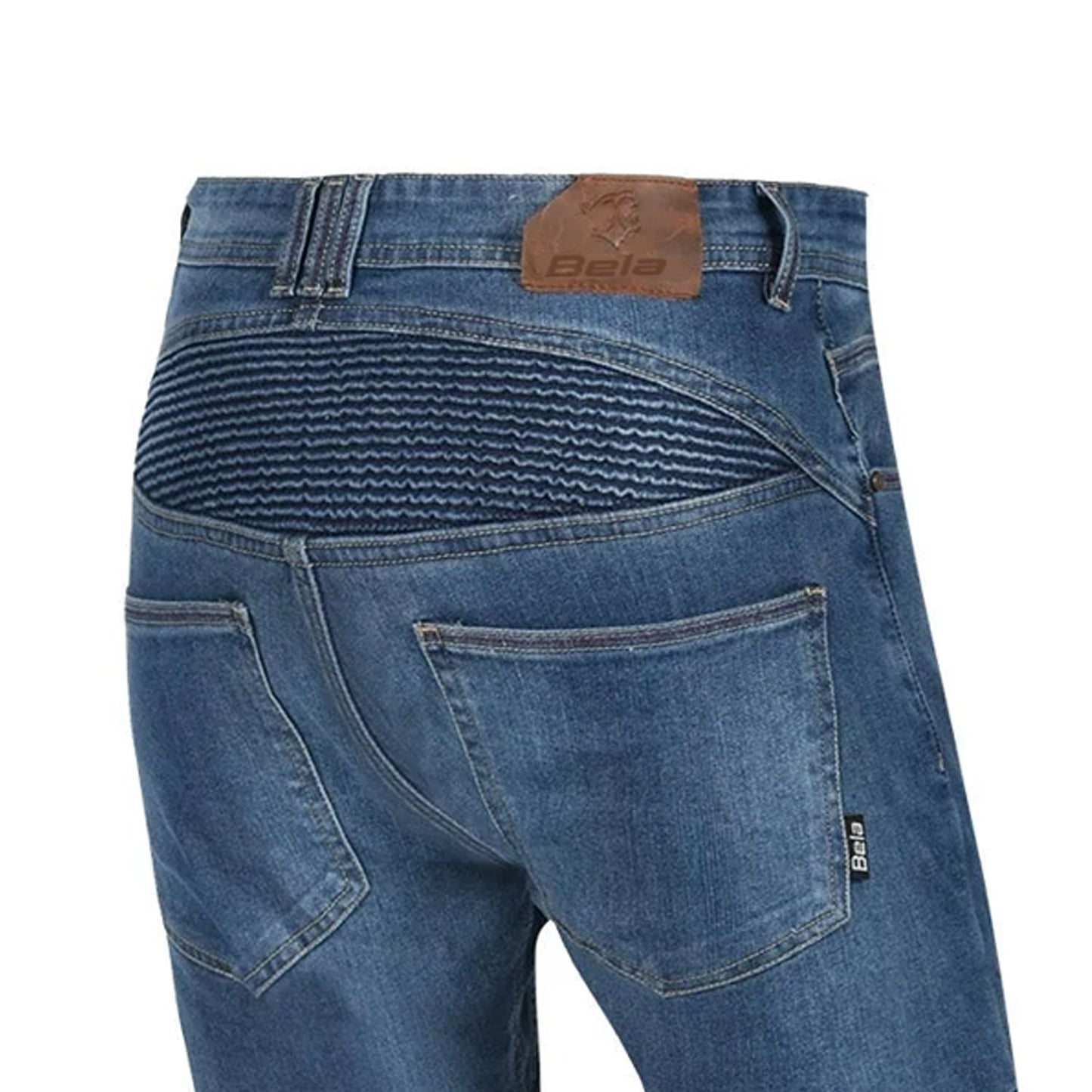 BELA BOSTON PANTALONI 32L UOMO DARK BLU SPRAY
