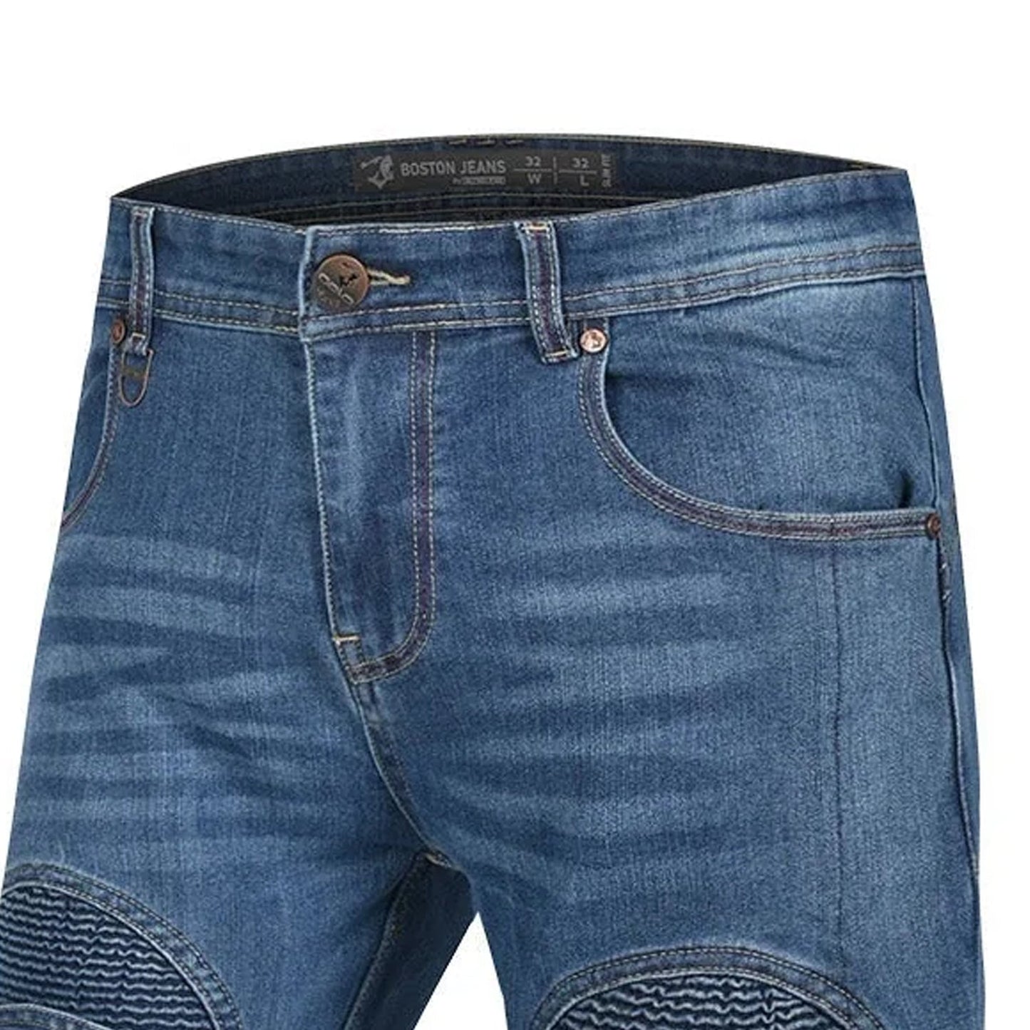 BELA BOSTON PANTALONI 32L UOMO DARK BLU SPRAY