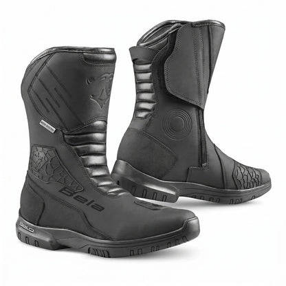 BELA GLADIATOR STIVALI DE MOTO TOURING PELLE NERO