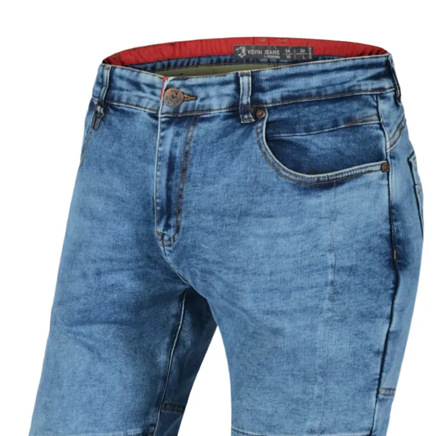 BELA KEVIN PANTALONI DE UOMO JEANS 34L RANDOM BLU