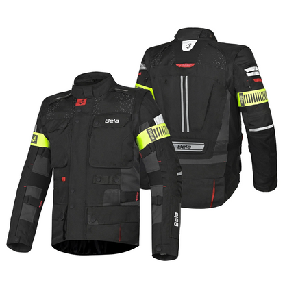 BELA CROSSROAD EXTREME WP 3 IN 1 GIACCA DE UOMO NERO ANTRACITA ROSSO