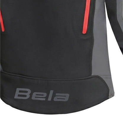 BELA FIRE FLY UOMO HOODIES NERO ANTHIRA ROSSO