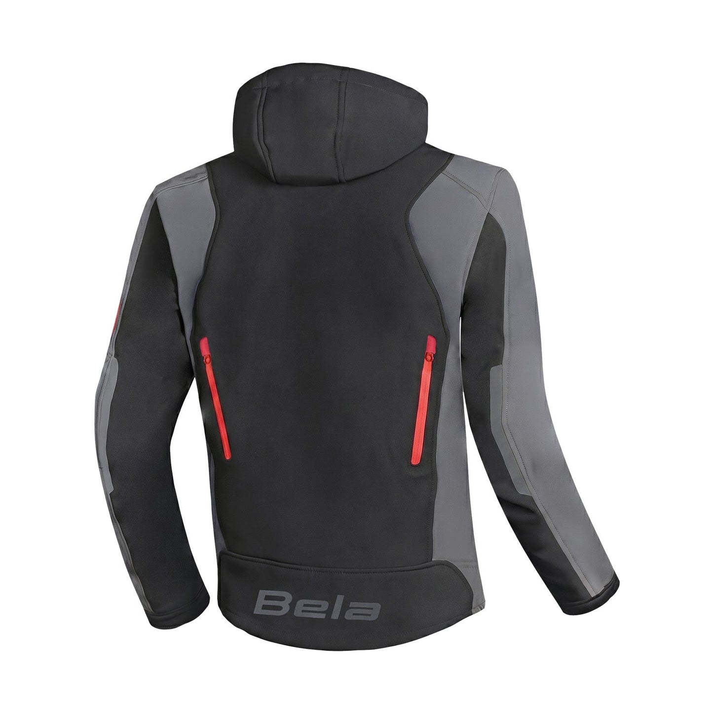 BELA FIRE FLY UOMO HOODIES NERO ANTHIRA ROSSO