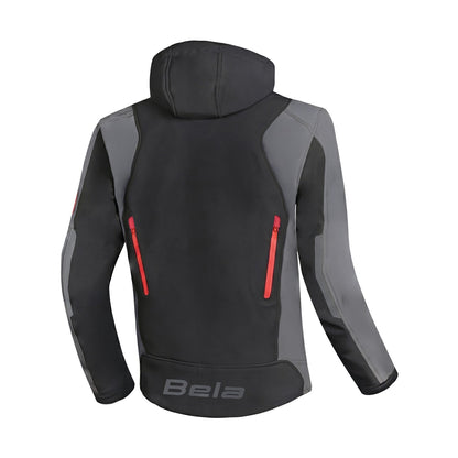 BELA FIRE FLY UOMO HOODIES NERO ANTHIRA ROSSO