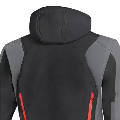 BELA FIRE FLY UOMO HOODIES NERO ANTHIRA ROSSO