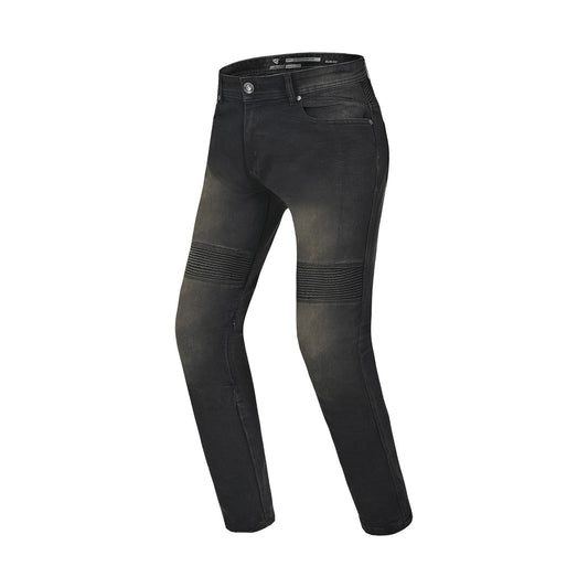 R-TECH VALENCIA PANTALONI DE DONNA DENIM JEANS  NERO KHAKI TINT SPRAY