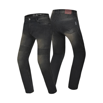 R-TECH VALENCIA PANTALONI DE DONNA DENIM JEANS  NERO KHAKI TINT SPRAY