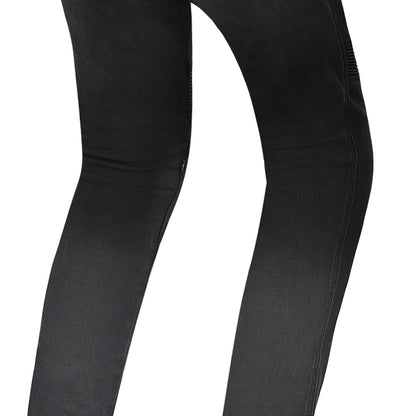 R-TECH VALENCIA PANTALONI DE DONNA DENIM JEANS NERO SPRAY