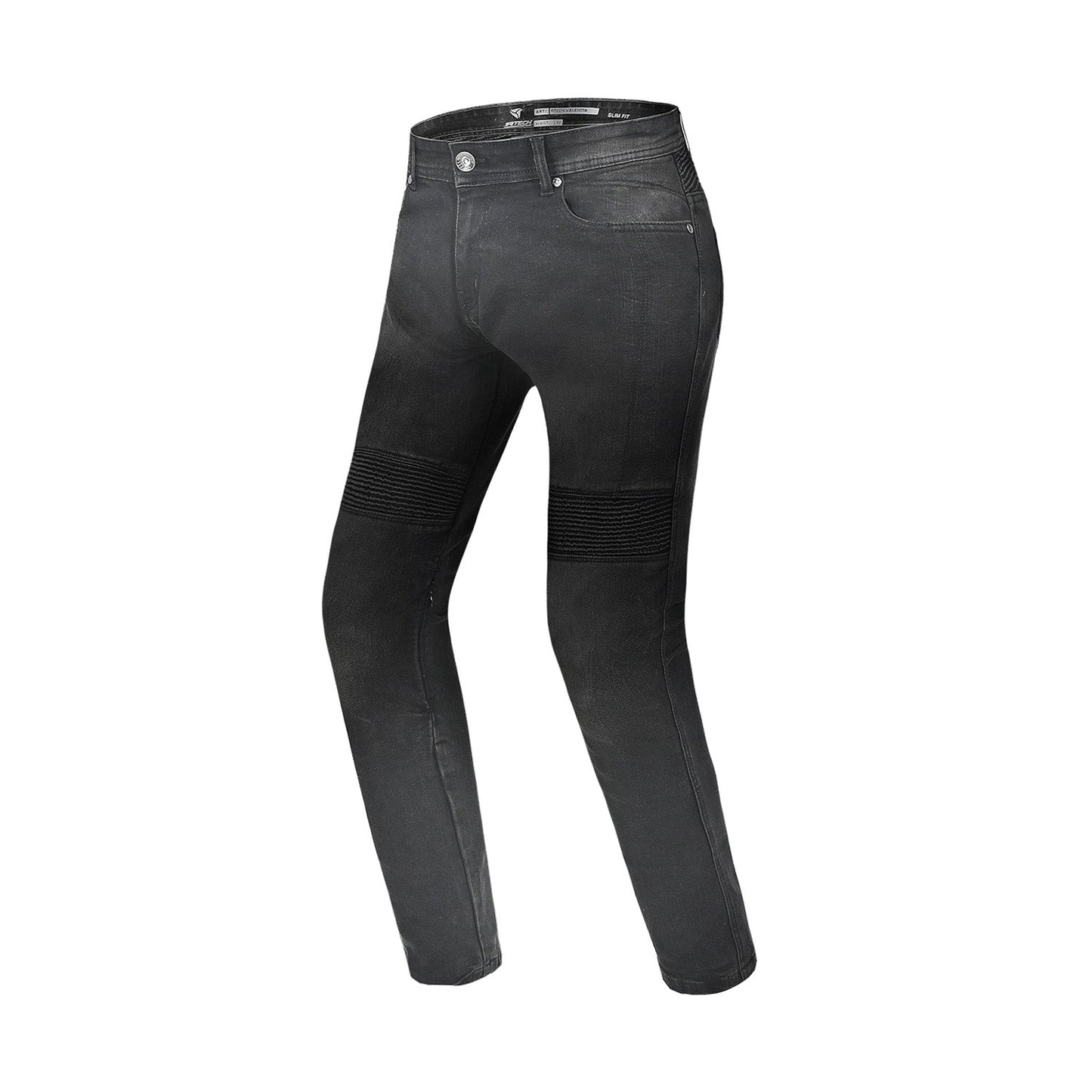 R-TECH VALENCIA PANTALONI DE DONNA DENIM JEANS NERO SPRAY