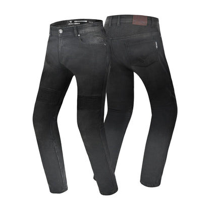 R-TECH VALENCIA PANTALONI DE DONNA DENIM JEANS NERO SPRAY