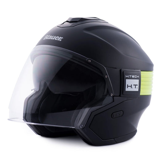 Blauer Hacker BTR Helmet Black/Yellow Fluo Matt