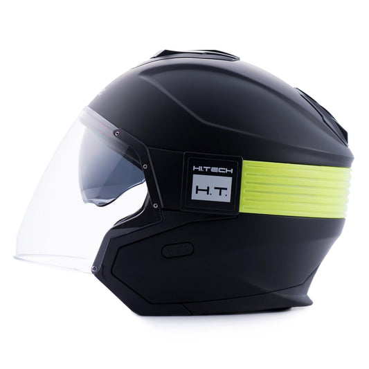 Blauer Hacker BTR Helmet Black/Yellow Fluo Matt