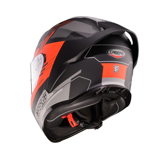 Caberg Roxter Helmet Colt Matt Black/Red Fluo/Grey