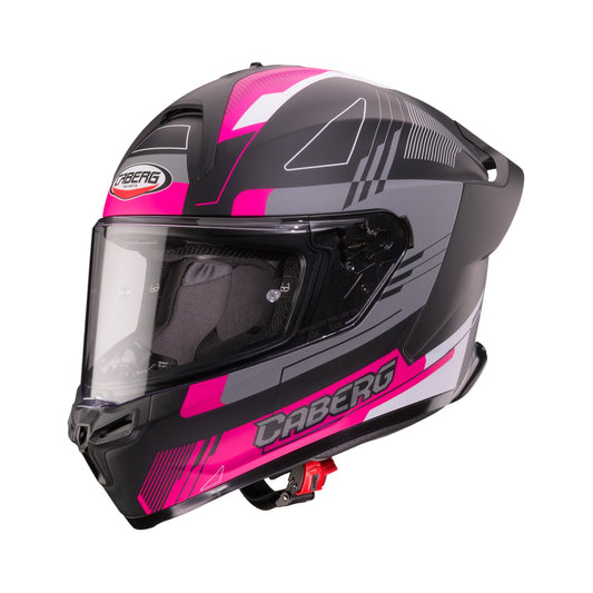 Caberg Roxter Helmet Colt Matt Black/Fuchsia/White