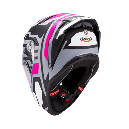 Caberg Drift Evo II Helmet Horizon Matt Grey/ Black/ Fuchsia