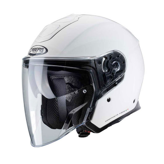 Caberg Flyon Helmet White Metal Gloss