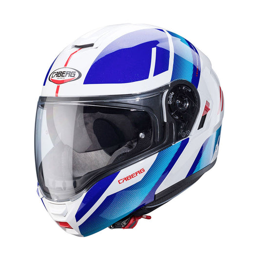 Caberg Levo X Helmet Manta White/Blue/Red Gloss