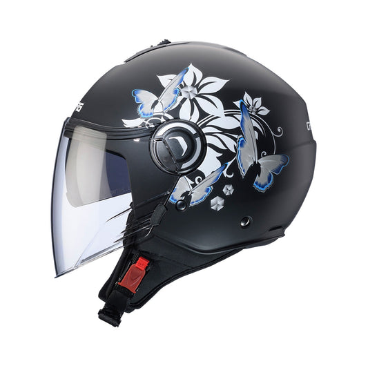 Caberg Riviera V4X Helmet Mia Black/White/Grey Matt