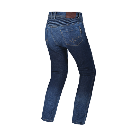 R-TECH VALENCIA PANTALONI DE DONNA DENIM JEANS DARK BLU SPRAY