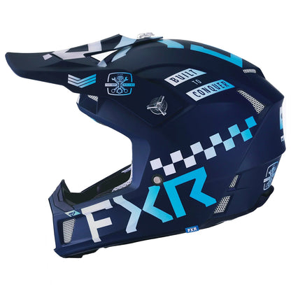 FXR Clutch Helmet Gladiator Blue Matt