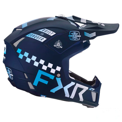 FXR Clutch Helmet Gladiator Blue Matt