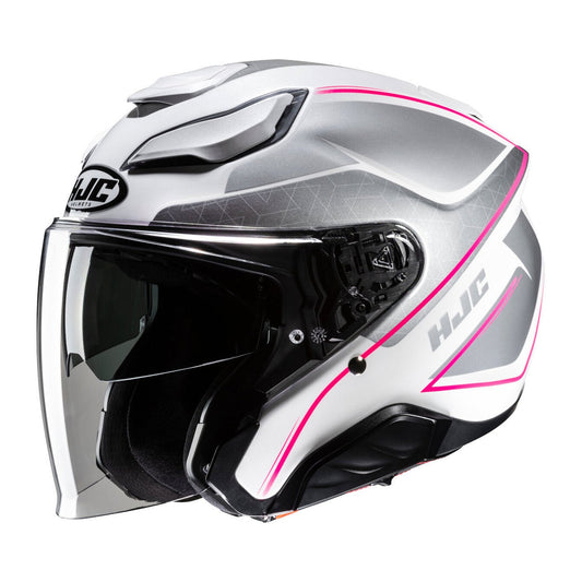 HJC F31 Helmet Ludi MC8 White/Grey/Pink Gloss