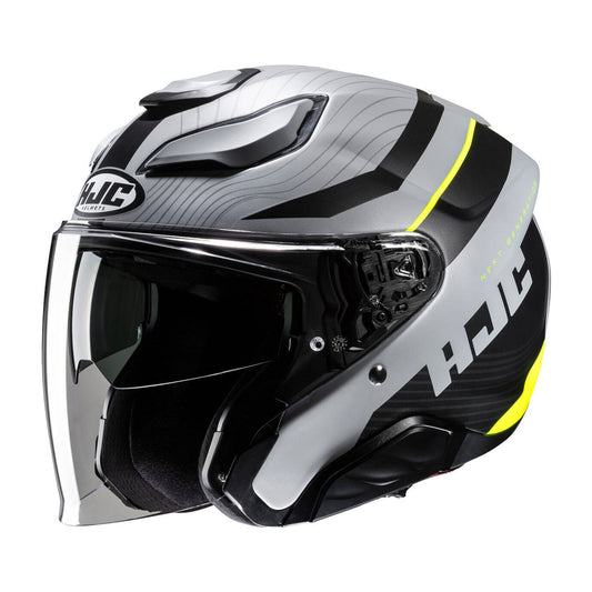HJC F31 Helmet Naby MC3HSF Black/Grey/Yellow Fluo Matt