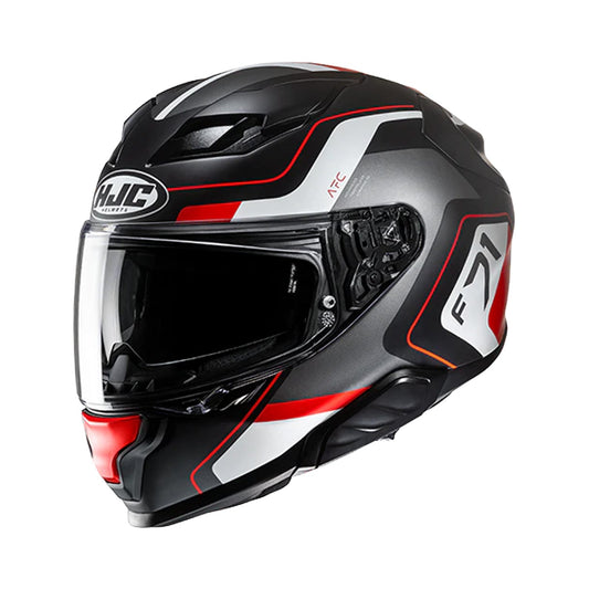 HJC F71 Helmet Arcan MC1SF Black/White/Red Matt