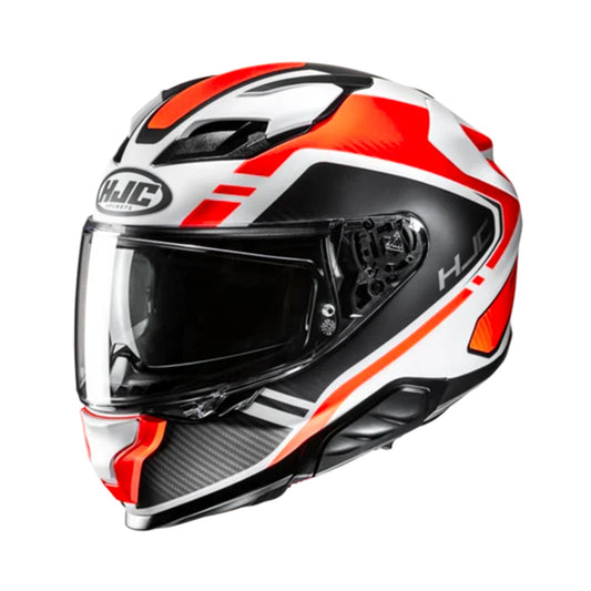 HJC F71 Helmet Tozz MC6HSF Black/White/Orange Matt