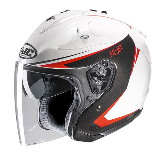 HJC FG-Jet Helmet Balin MC1 Black/White/Red Gloss