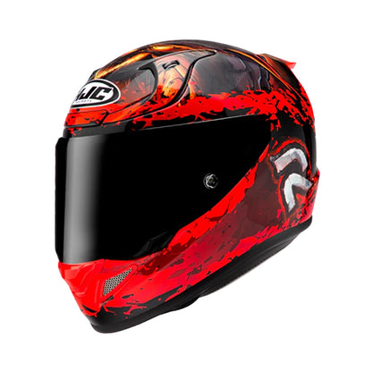 HJC Rpha12 Helmet Diablo Blizzar MC1 Black/Red Gloss