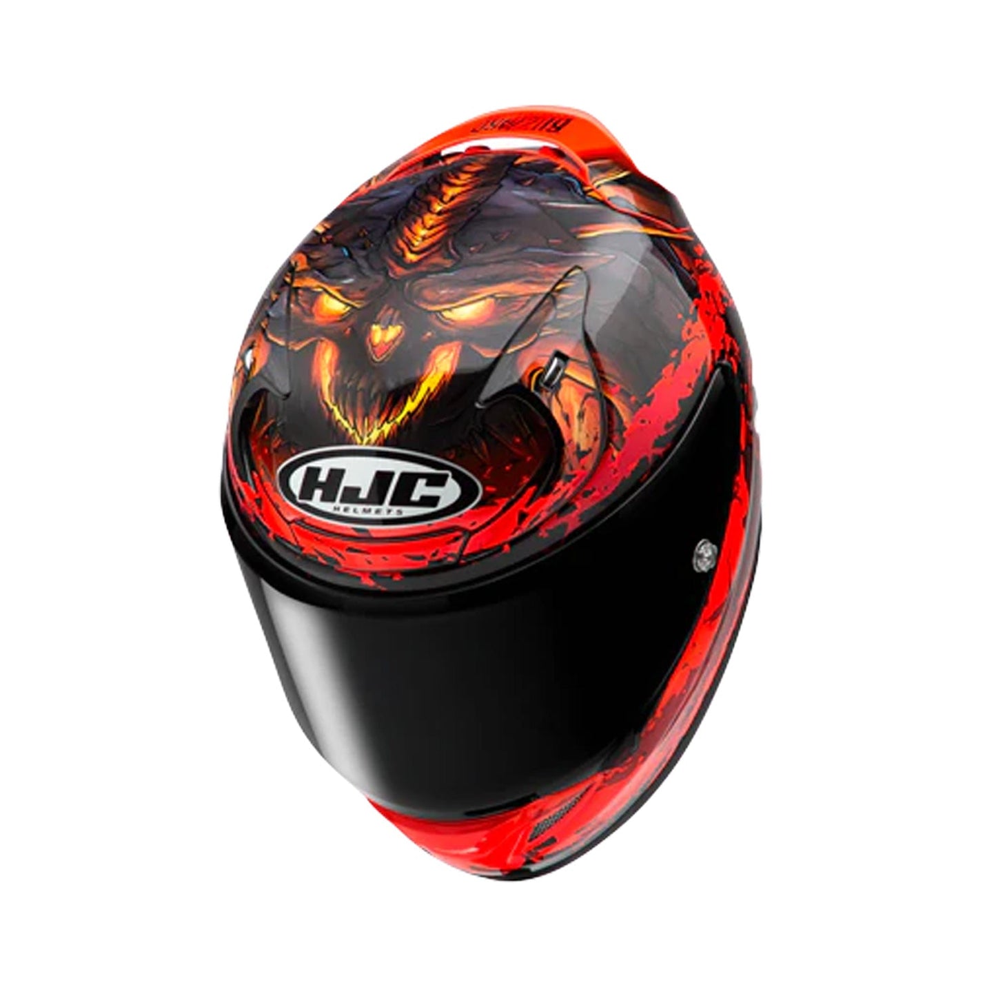 HJC Rpha12 Helmet Diablo Blizzar MC1 Black/Red Gloss