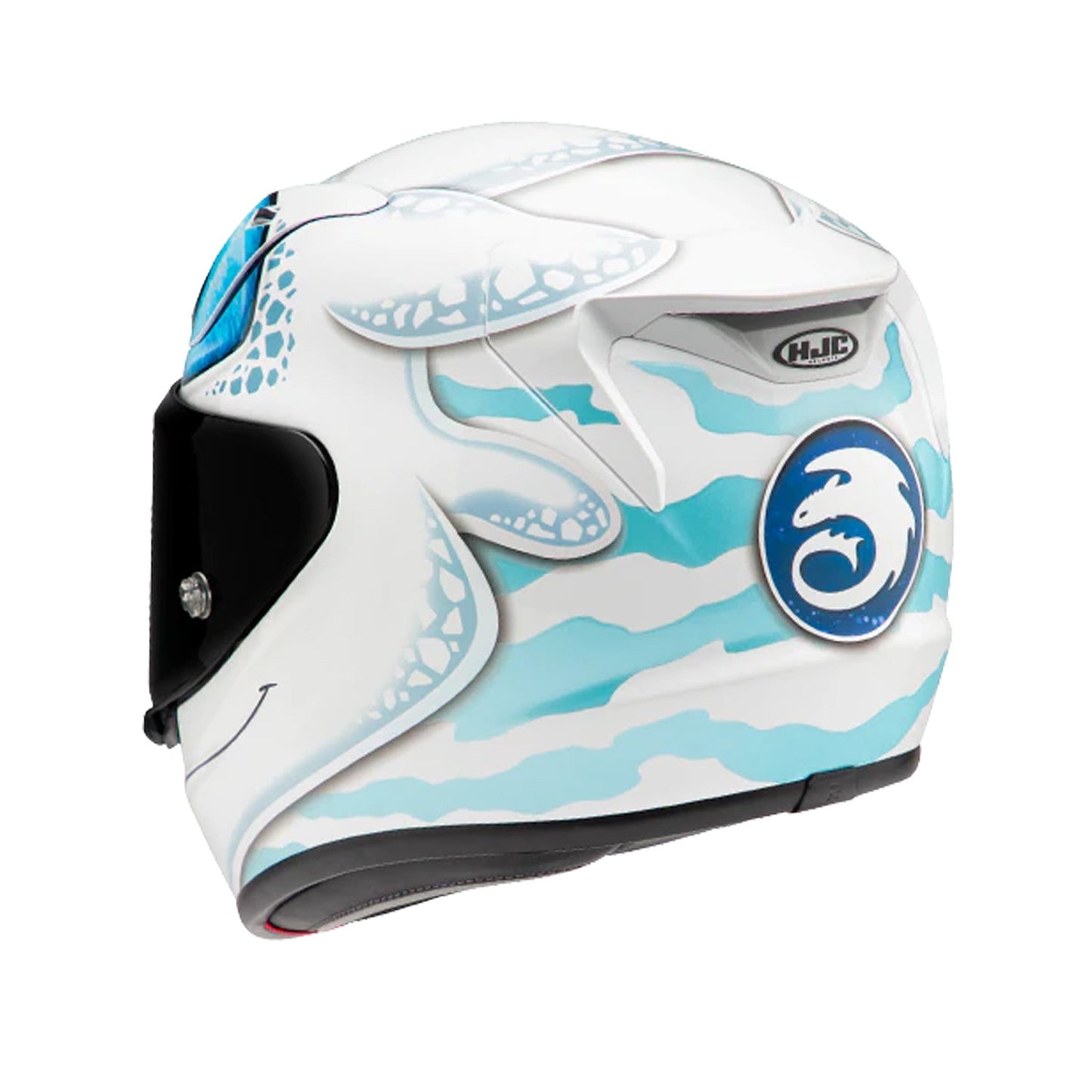 HJC Rpha12 Helmet Light Fury Universal MC2 White/Blue Gloss