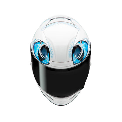 HJC Rpha12 Helmet Light Fury Universal MC2 White/Blue Gloss