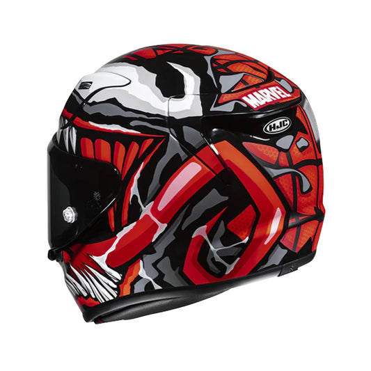 HJC Rpha12 Helmet Maximized Venom Marvel Black/Red Gloss