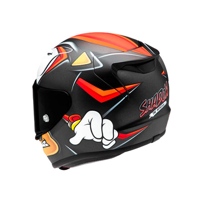 HJC Rpha12 Helmet Shadow The Hedgehog MC1SF Black/Red Matt