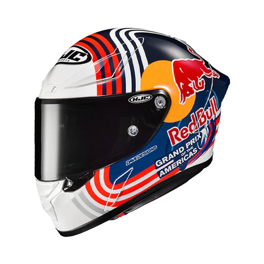 HJC Rpha1 Helmet Red Bull Austin GP Blue/White/Red Gloss