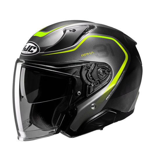 HJC Rpha31 Helmet Kouv MC3HSF Black/Grey/Yellow Fluo Matt