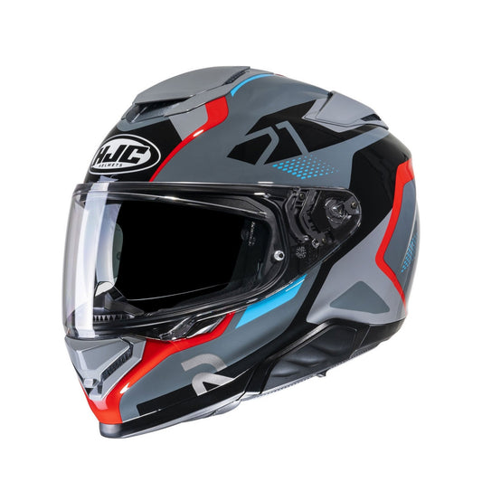 HJC Rpha71 Helmet Hapel MC21 Black/Grey/Blue/Red Gloss