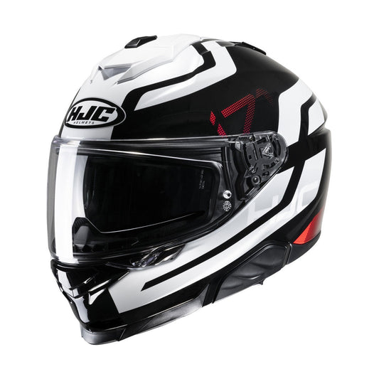 HJC i71 Helmet Enta MC1 Black/White/Red Gloss