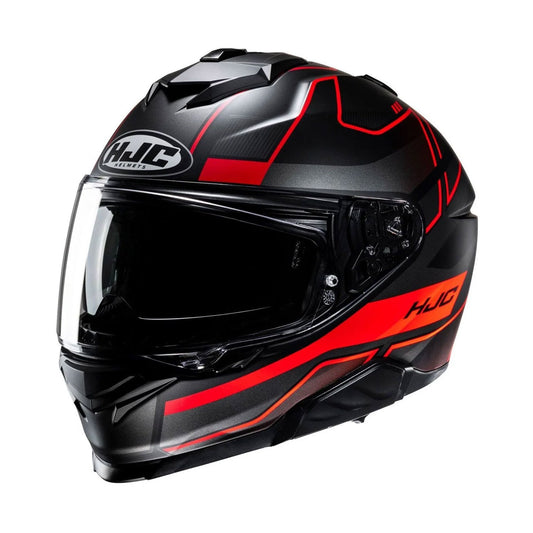 HJC i71 Helmet Iorix MC1SF Black/Red Matt